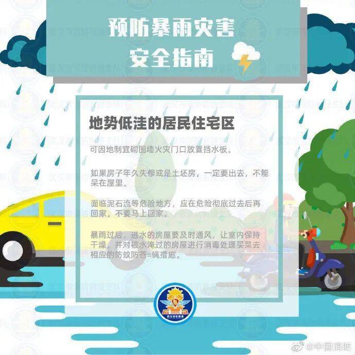 暴雨预警雷雨天出行安全须知武汉生物城小金星幼儿园温馨提示