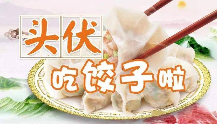 头伏吃饺子,寓意"元宝藏福""伏"与"福"谐音,因此,头伏吃饺子的谐意就