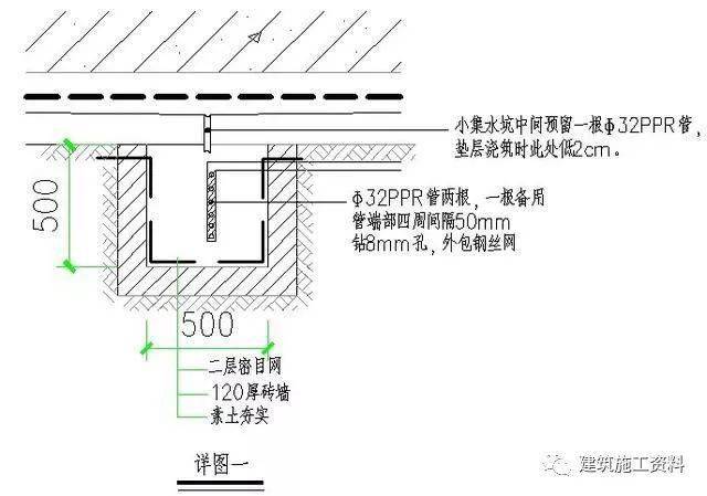 基础底板集水坑内渗水自动排水施工方法,学习!_防水层