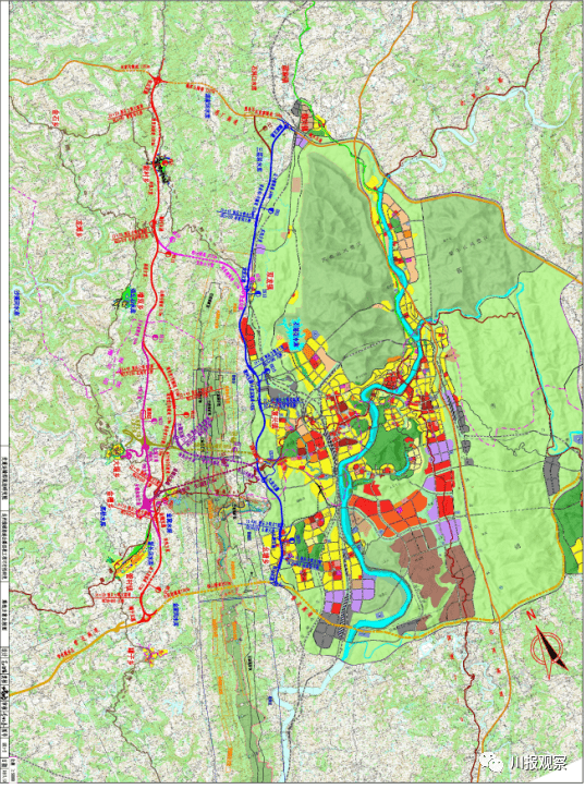 包括  宜宾至新市高速公路,成都天府新区至乐山高速公路,德阳绕城高速