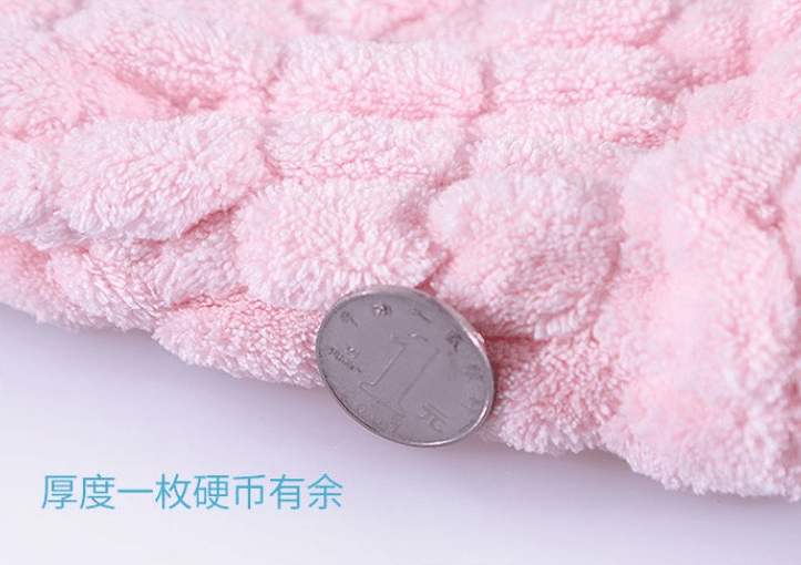 成人款|一顶“会喝水”的干发帽,头发不吹也能干!限时39元买一赠一,快抢!