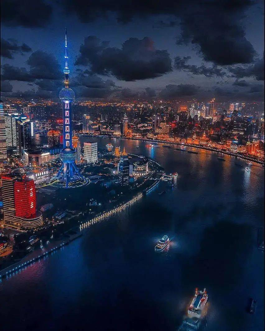 这个中国城市的景观照,太唯美了_上海