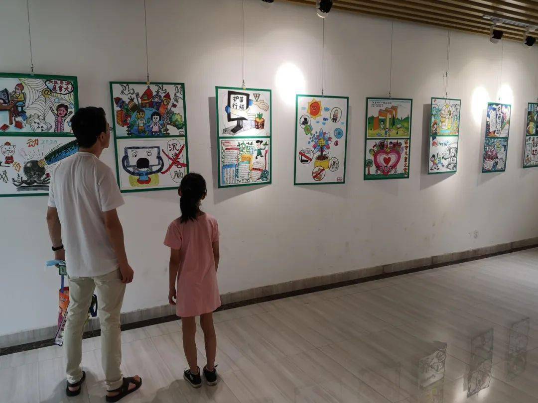 展览‖ 鳌江镇"少儿护苗" 主题作品展