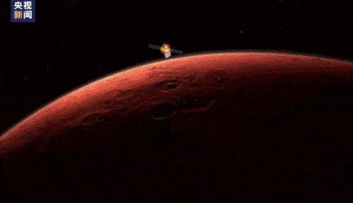 降落模拟图图源:央视新闻然而,届时地球与火星相距约2亿公里,无线电