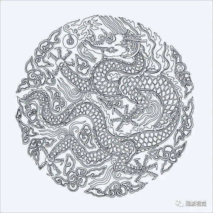 中国风传统图腾展示极致的美