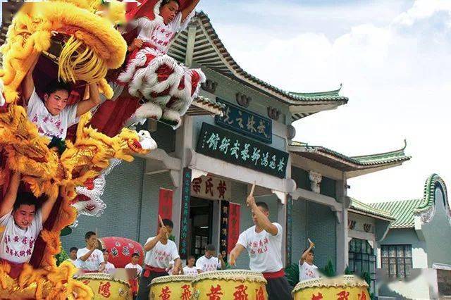 古香古色的广州街,香港街,民居 黄飞鸿狮艺武术馆(自费 为了