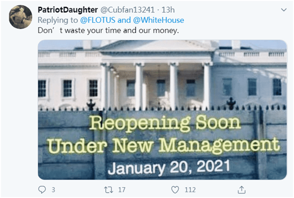 疫情|新冠疫情仍严峻，梅拉尼娅却发推称要修白宫玫瑰园，网友：别浪费我们的钱！