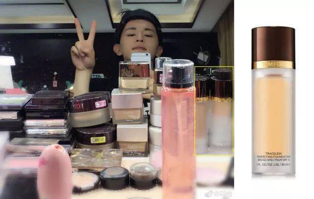 参考价|扒一扒各位男明星的梳妆台，上镜前都在脸上糊了什么？