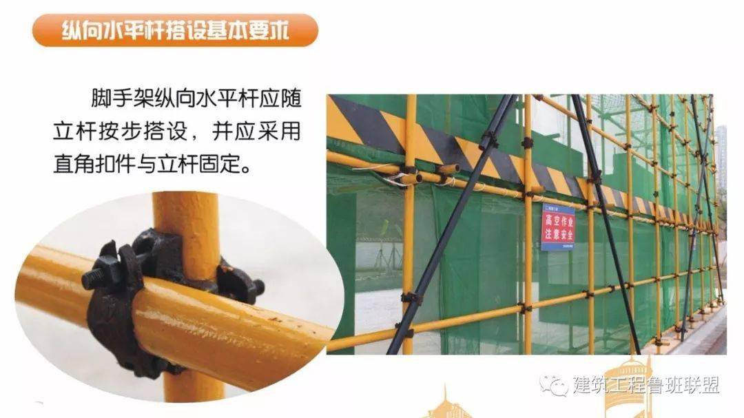 脚手架搭设的图文解析,外行都看懂了!