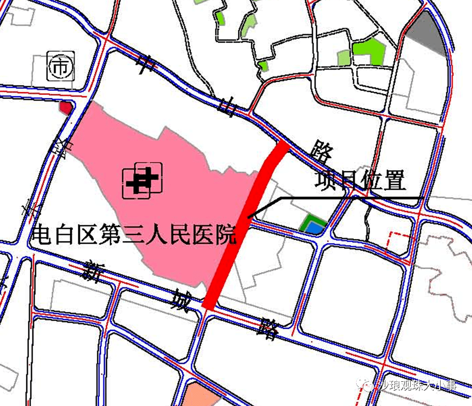 电白这个镇又一条道路全面升级!规划图出炉!