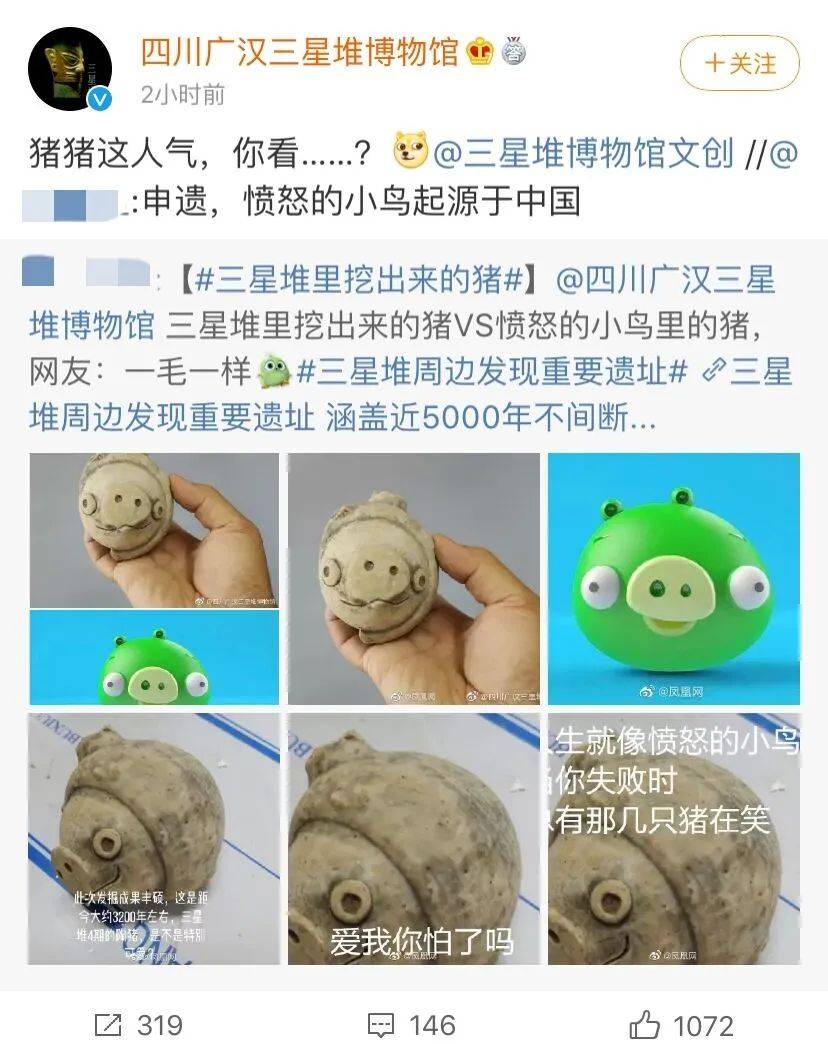 遗址|愤怒的小鸟猪,别装了!这只3200年前的猪一出土就冲上热搜