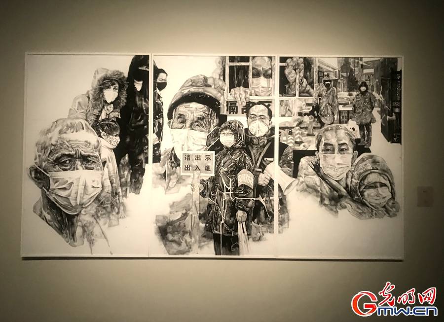 国博|用美术作品记录抗疫故事 “众志成城”主题展亮相国博