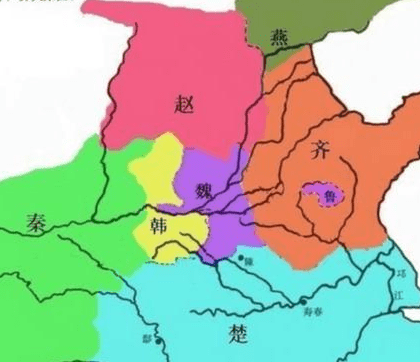 战国七雄各国人口_战国七雄地图(2)