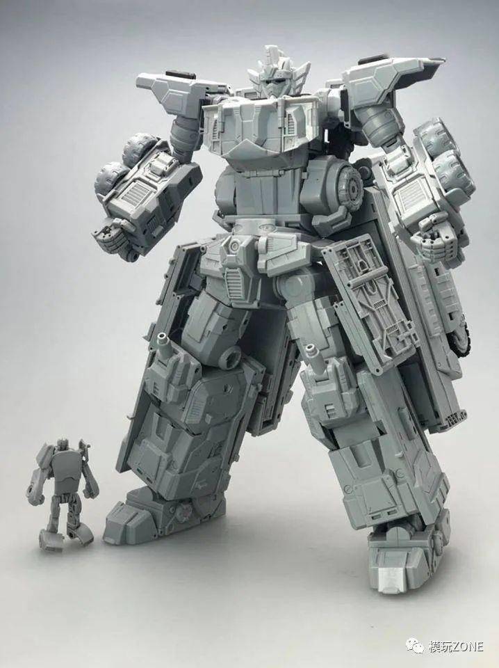 【资讯】变形金刚非官方 fans hobby mb-15 雷霆舰队擎天柱 灰模更新