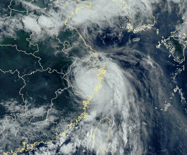 台风黑格比正经过上海来去匆匆高温无缝衔接