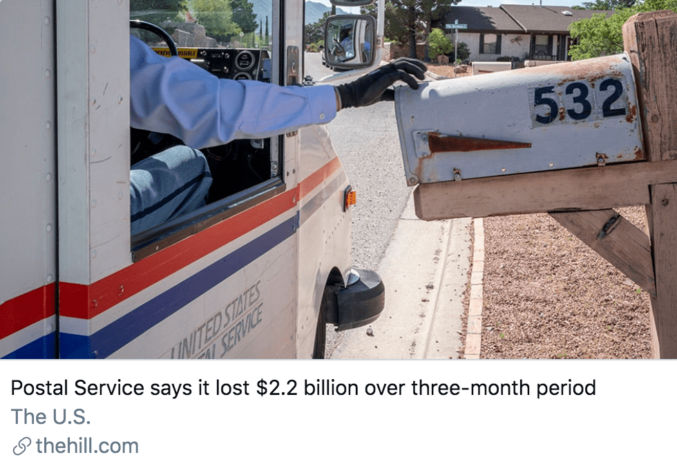 重组|共和党“粉丝”重组美国邮政局，或影响2020年大选结果？