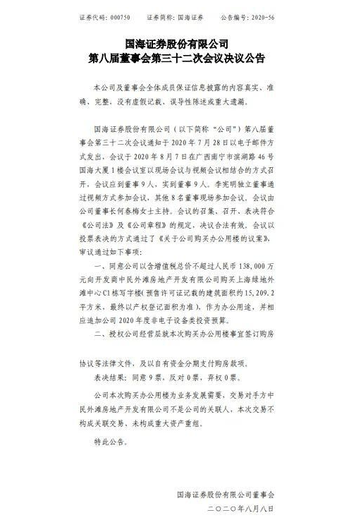 去年净利润4.88亿元，这家上市公司却花13.8亿上海外滩买楼，网友炸锅......