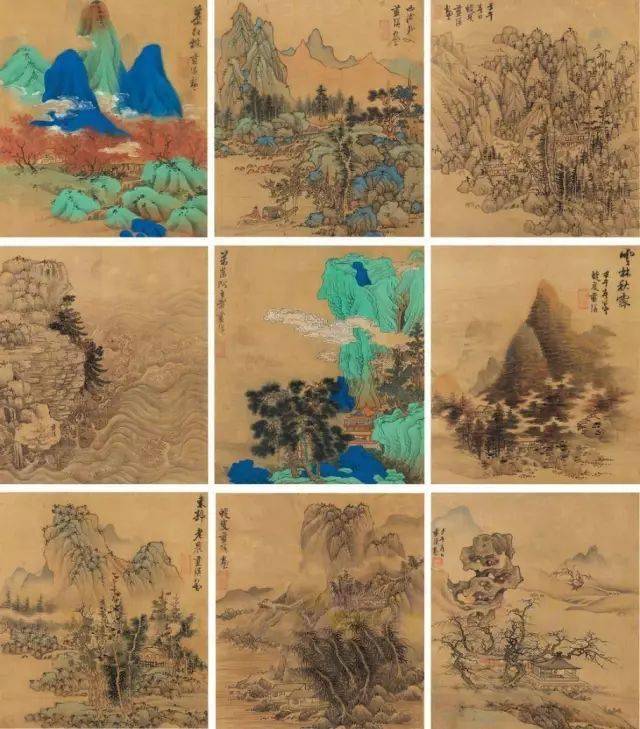 明代畫家藍瑛精品山水集萃（百一十幅）_搜狐网
