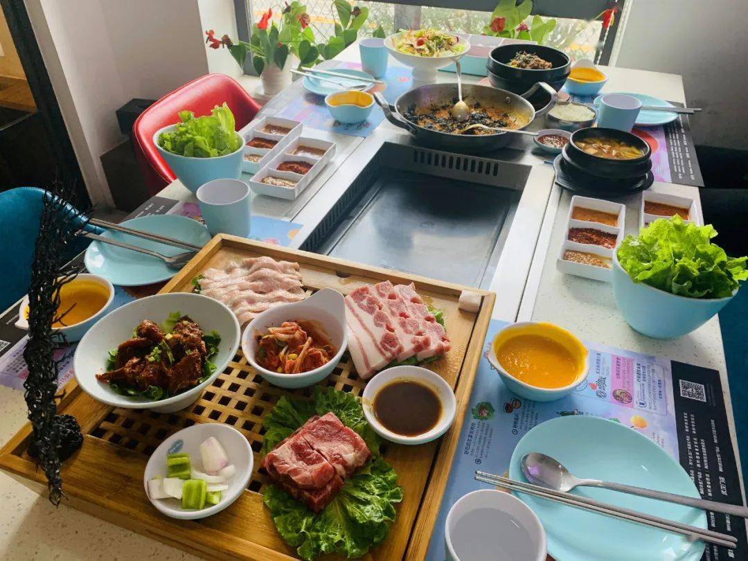 韩时|唯有烤肉不可负！【韩时烤肉·两店通用】138元享门市价448元3-4人餐！天下美食千千万