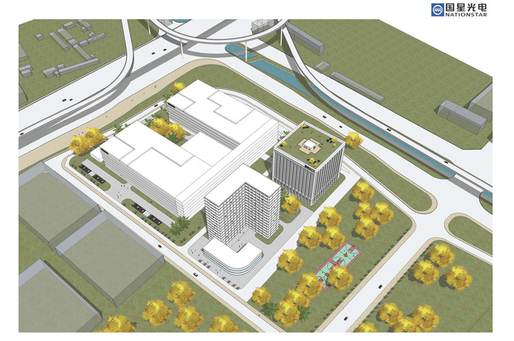 国星光电吉利产业园项目概念图(实际以最终落成项目为准)