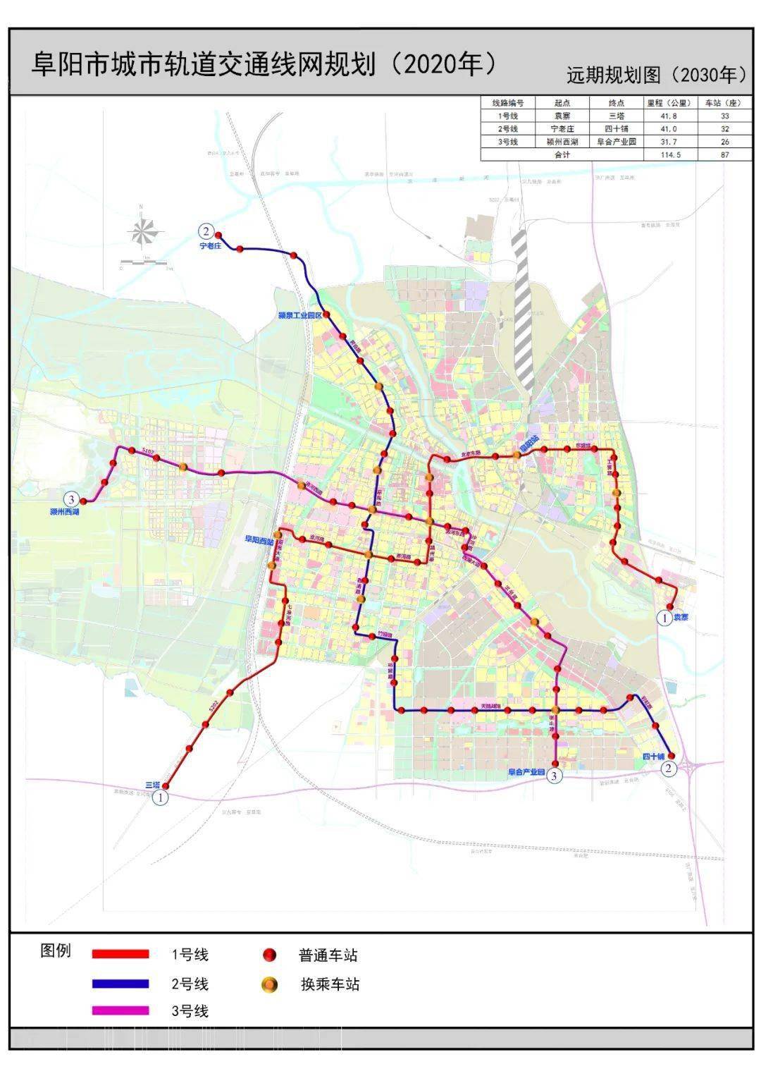 阜阳规划5条轨道交通线路看看都到哪儿