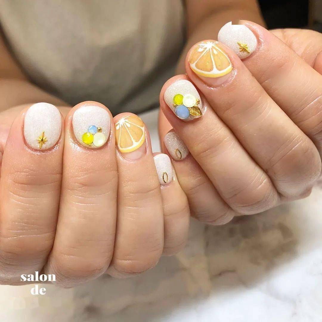 元素|每刻美丨50+例夏季美甲样板