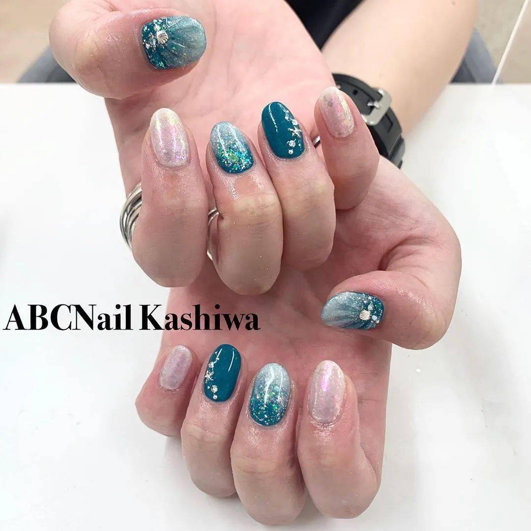 元素|每刻美丨50+例夏季美甲样板