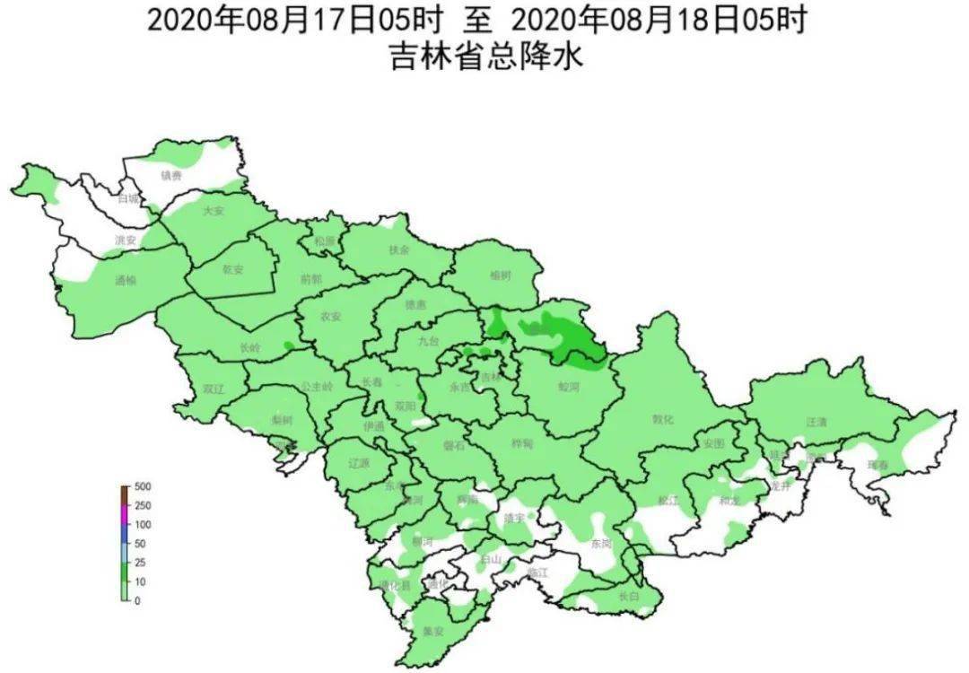 0毫米 九台区土们岭镇15.9毫米 蛟河市长岭子村小学15.