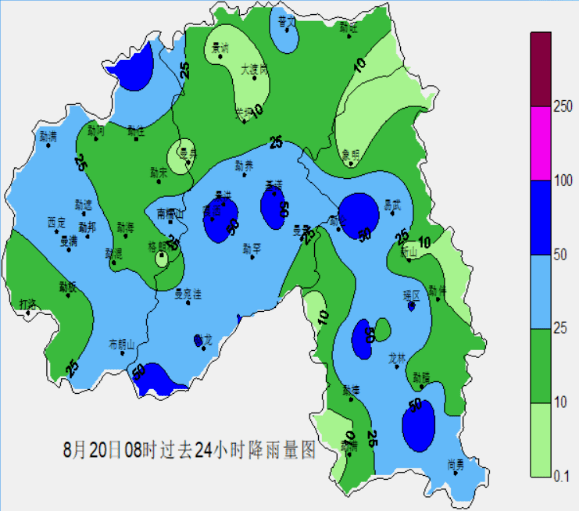 未来3天西双版纳州将有频繁降水