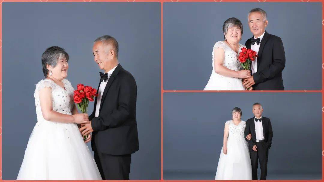 夕阳红婚纱照_夕阳红老人照片(2)