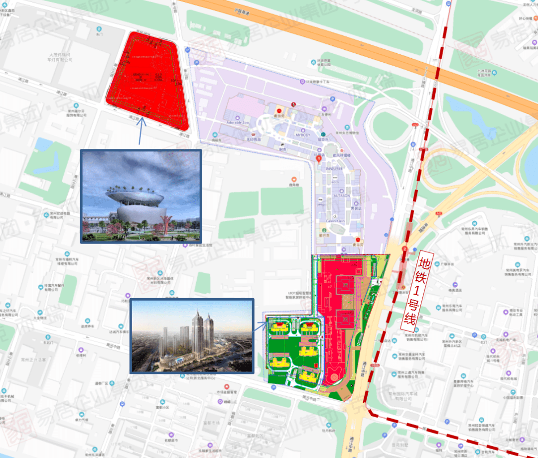 常州新北区挂牌4宗商业地块,分别是高邮湖路以南,衡山路西侧地块,新桥