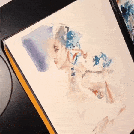 Chiu|超级仙美的绘画步骤分享！Ping-Yu Chiu助你水彩时装画更上一层楼！