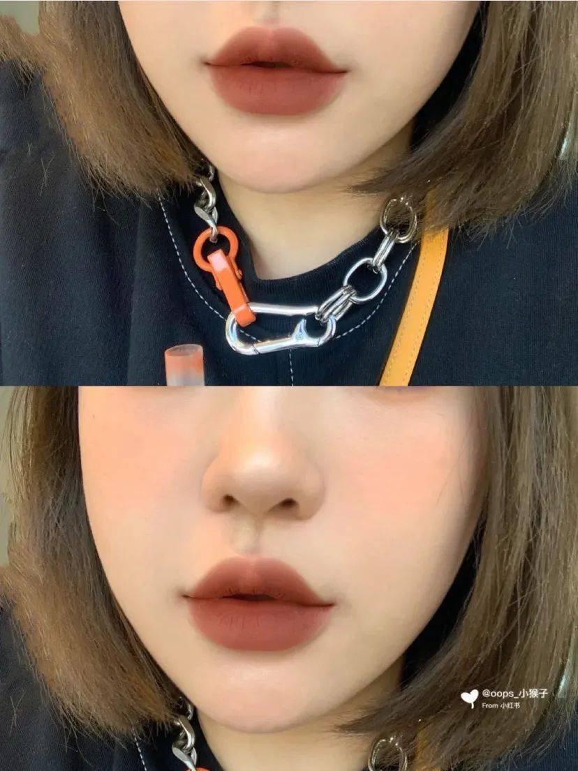 肉桂|玫瑰色口红out了？现在流行的是肉桂姨妈色