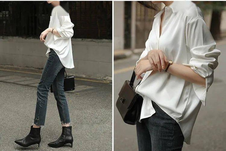 质感|初秋必备的法式复古衬衫 | 这件显瘦有质感，四季都能穿。