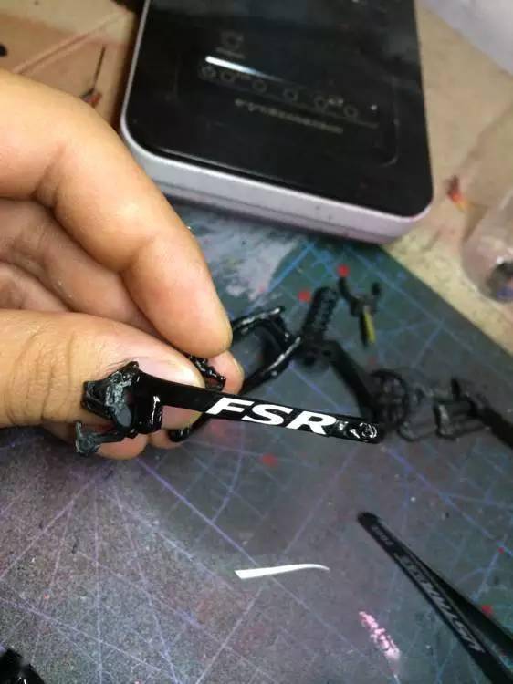 细节|手工打造Demo8速降车模型