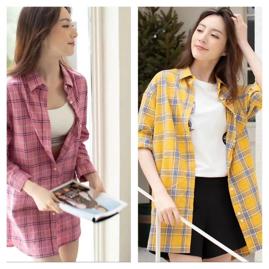 衬衫|为什么明星都爱格子衫?一衣多穿,从夏穿到冬,让你美出新高度!