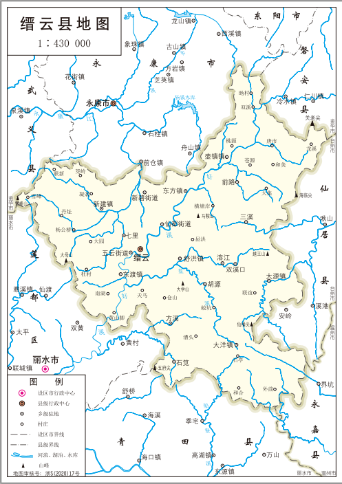 最新版浙江省标准地图发布,丽水市,9县(市,区)标准地图都在这↓↓↓