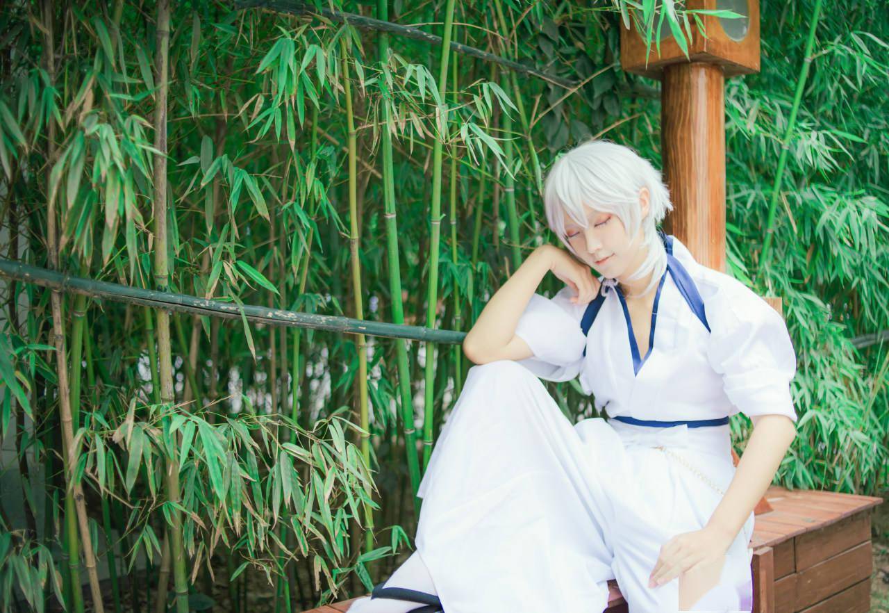 刀剑乱舞 鹤丸国永内番cosplay