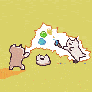 【沙雕猫表情包】纸片猫动图表情包(二)