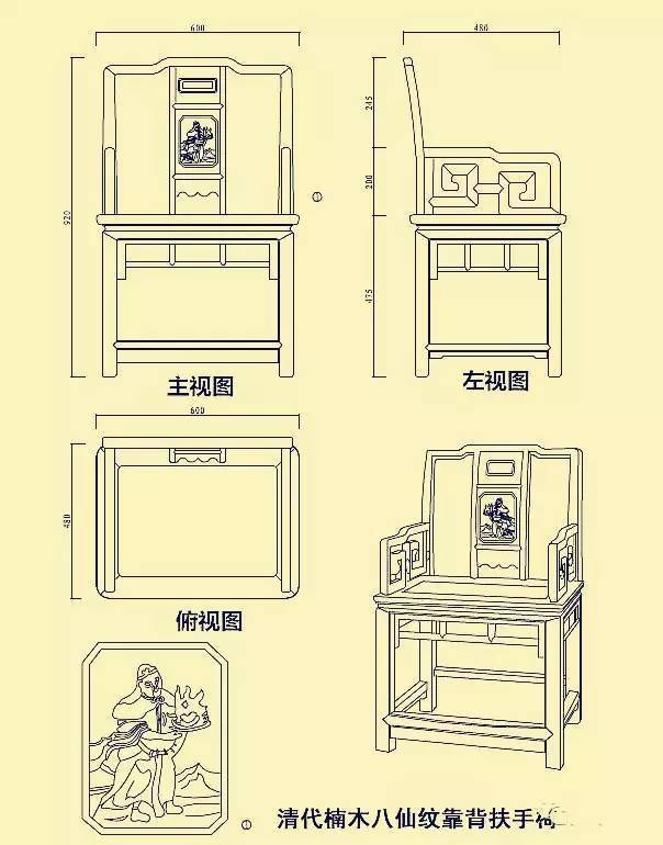 
常见明清座椅尺度尺寸图纸合集“leyu乐鱼体育官方下载”(图3)