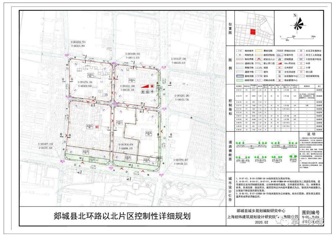 郯城县北环路以北片区控制线详细规划