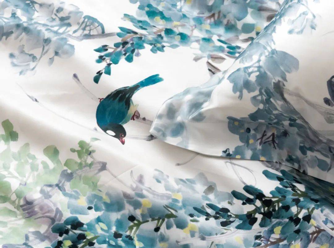 真丝|众筹丨高级美感英式床品,把浪漫的紫藤花园“搬”进卧室