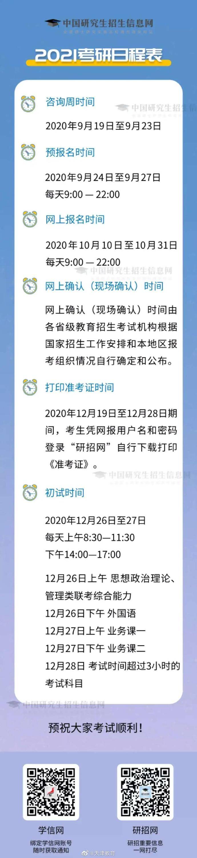 工作|2021考研时间确定了！有几点小变化……