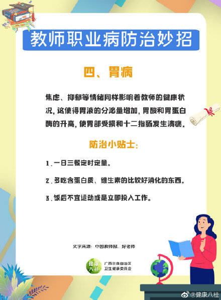 职业病|老师们看过来，这里有新鲜出炉的教师职业病防治小妙招！