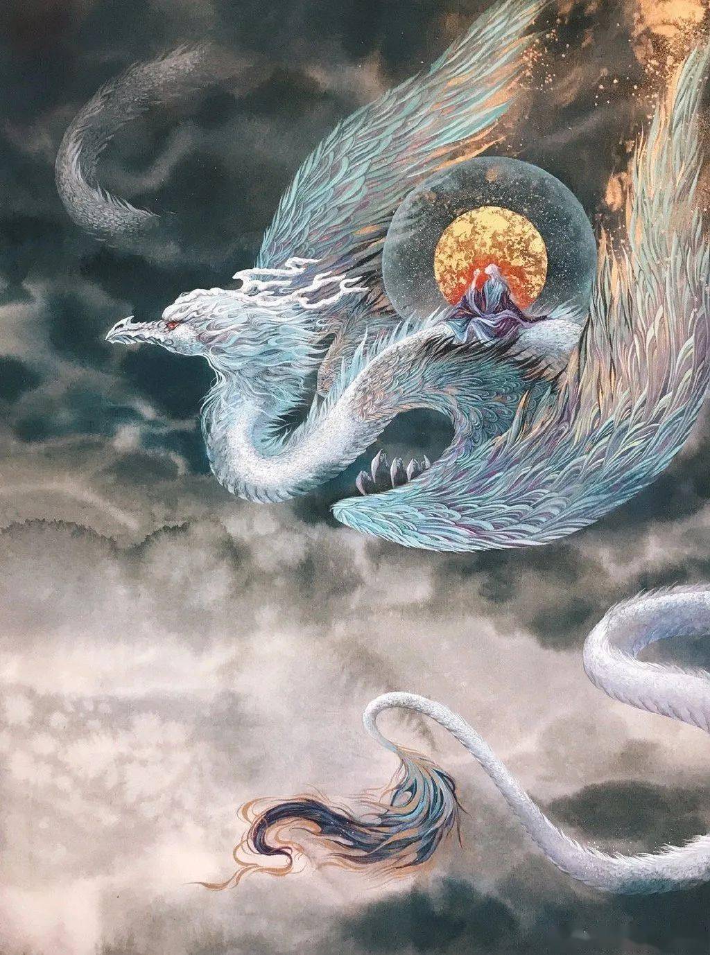 古风神话精怪插画