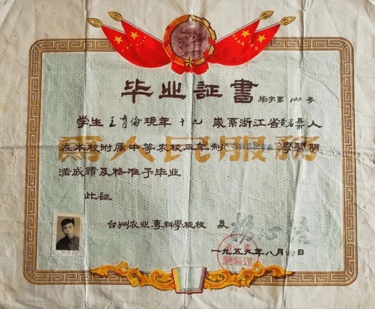 86年的毕业证样本 来自搜狐网