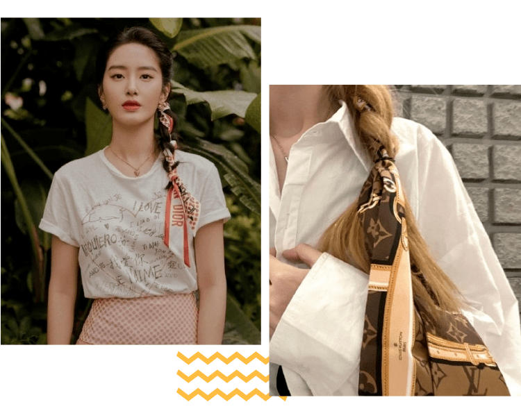 杨采钰|学杨采钰 欧阳娜娜的丝巾百搭法！秒变气质女神…