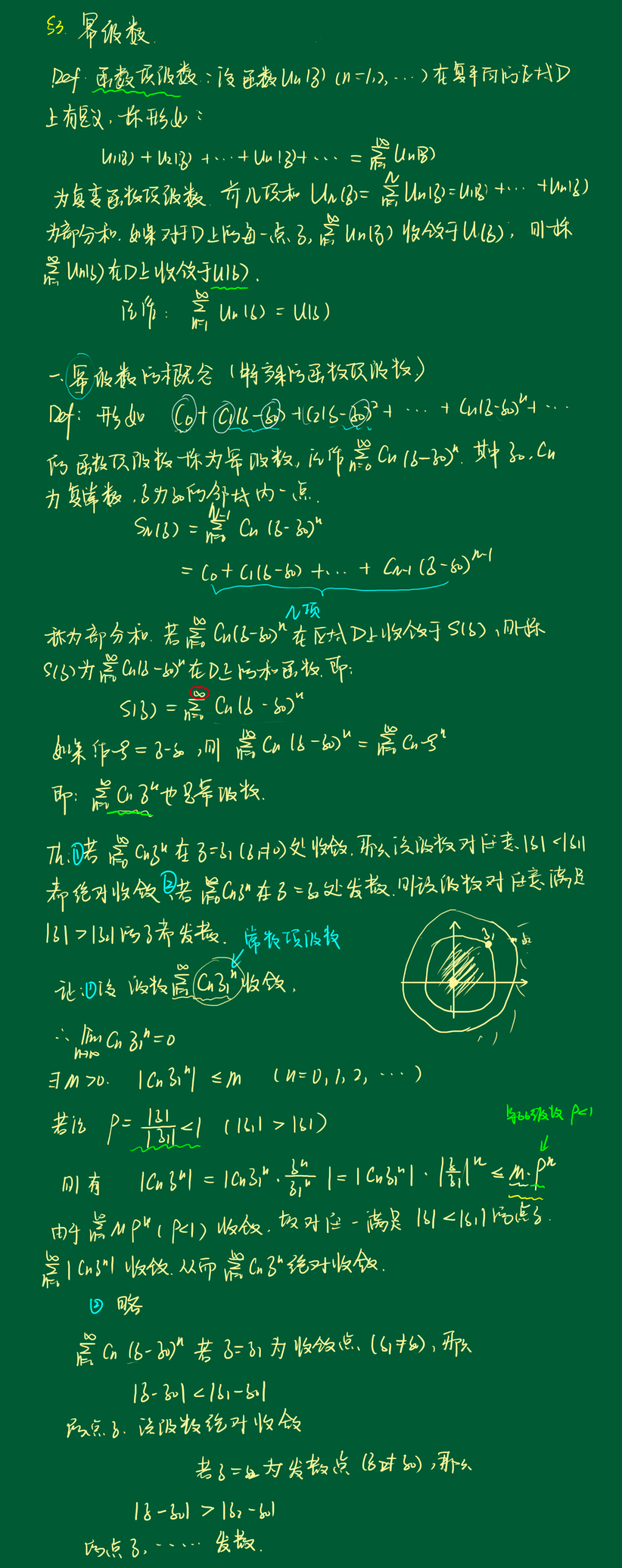 《复变函数》014 幂级数