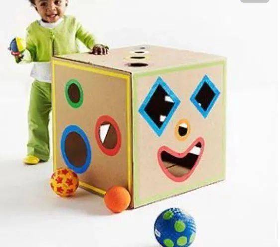 旧物改造 | 纸箱可以改造这么多儿童玩具!
