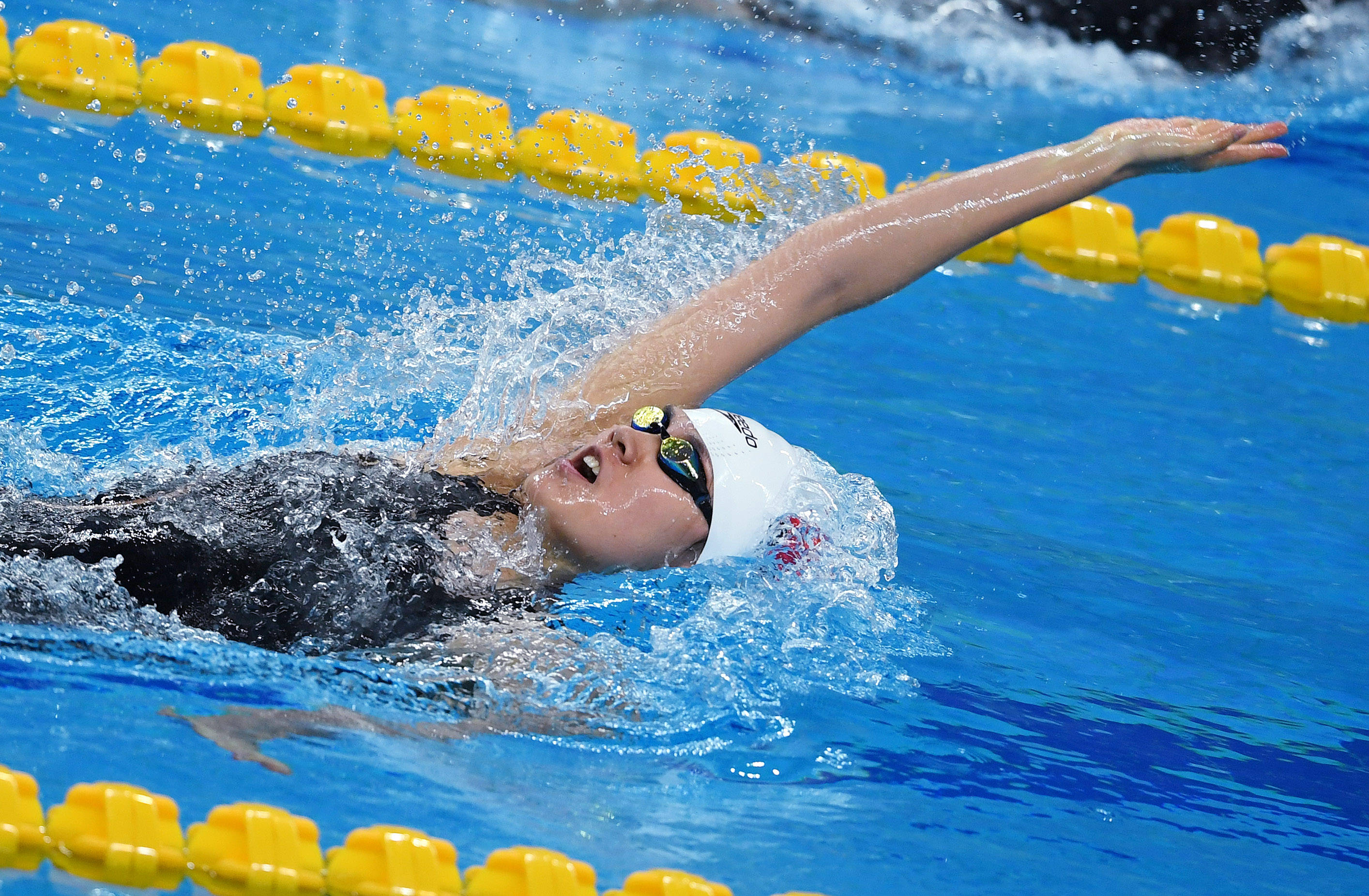 游泳--全国冠军赛:女子200米仰泳预赛赛况